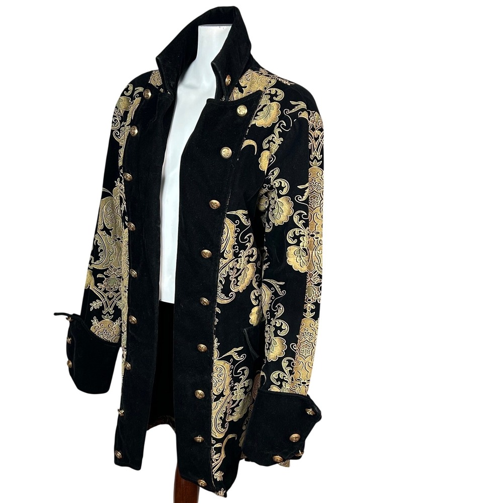 VTG Napoleon Military Jacket XL Goth Hysteric Velvet Tripp NYC PPFM Vibe 90s US